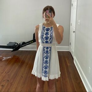 Altard state white summer dress size xs